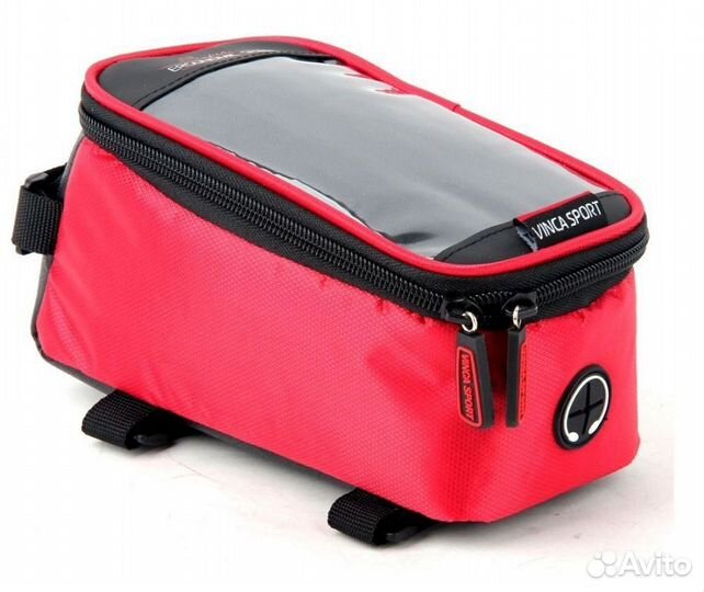 Сумка на раму увеличенная,отделение для телефона,1