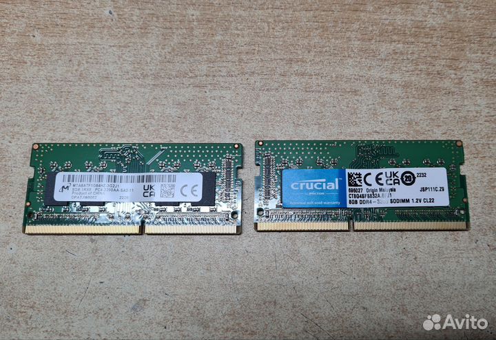 Оперативная память DDR4 8 Gb для ноутбука 3200