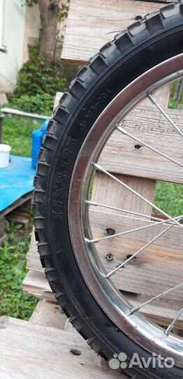 Детский велосипед от 5 до7 лет с боковыми колесами