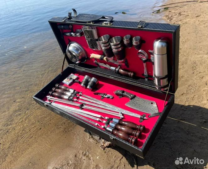 Шашлычный набор в кейсах/ чехлах