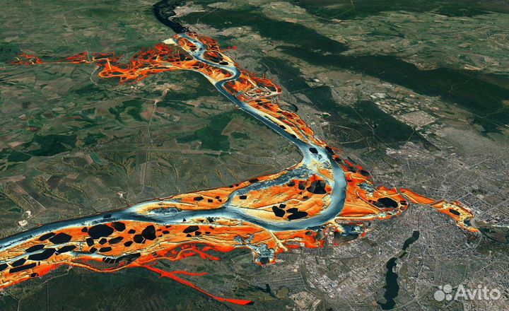 Карта глубин для навигатора Garmin BlueChart G3