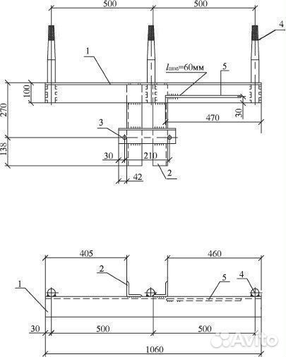 Комплект траверс для рлнд