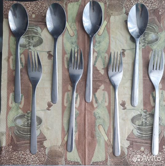 Набор ложек и вилок Икеа