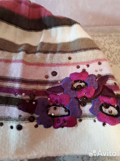 Комплект шапка с шарфом