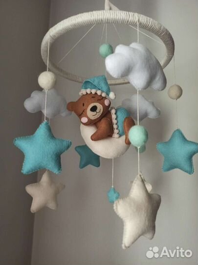 Мобиль на кроватку ручной работы