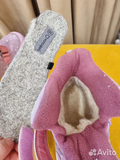 Сапоги зимние для девочки Котофей 30 размер