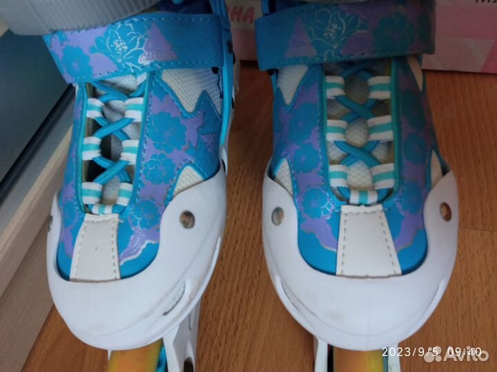 Ролики детские размер 31-34 фирмы Alpha Caprice