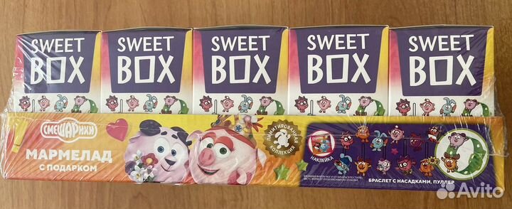 Смешарики sweet box браслеты, пуллер