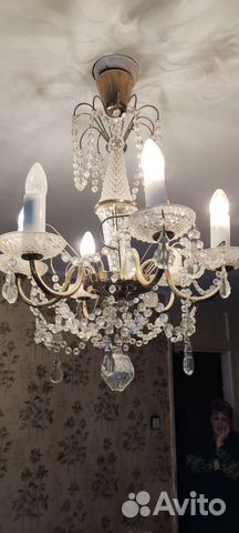 Хрустальная люстра СССР
