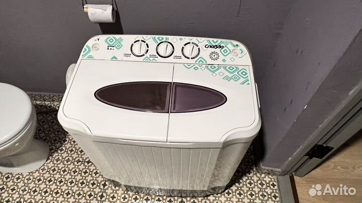 Стиральная машина Славда WS-50PET. Полуавтомат