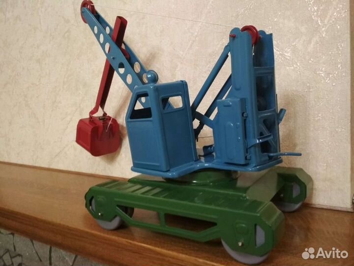 Экскаватор сим, игрушка СССР