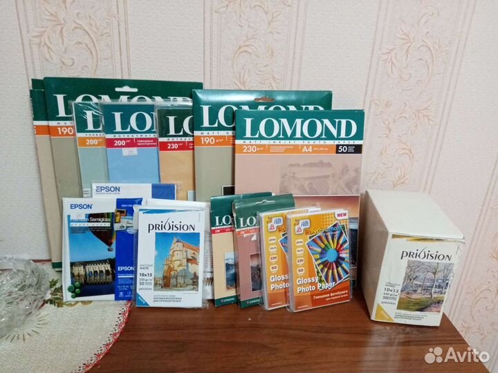 Фотобумага А4, 13х18, 10х15