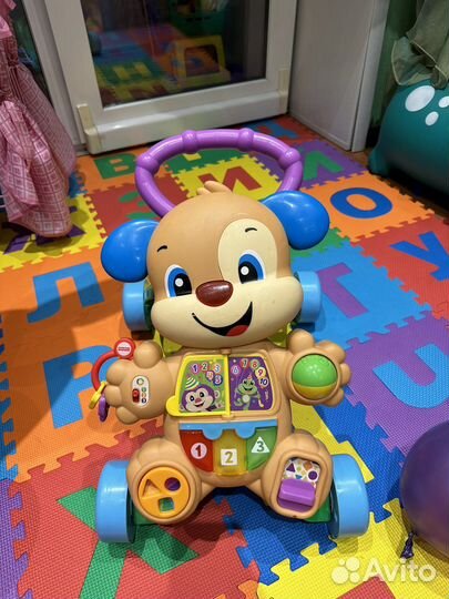 Ходунки fisher price умный щенок