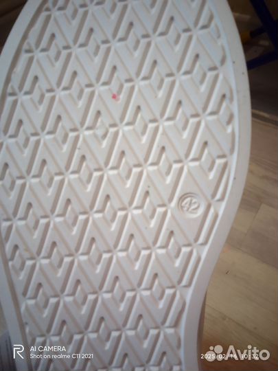 Кеды белые мужские 42