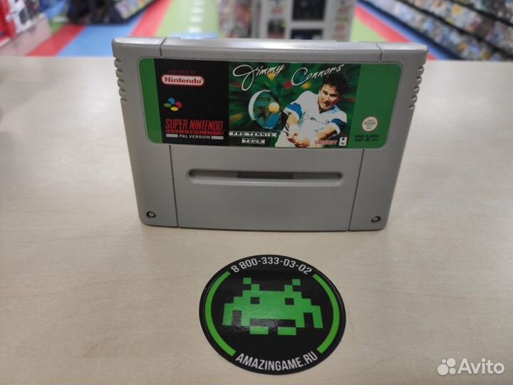 Snes Jimmy Connors Pro Tennis Tour (б/у) (snes)