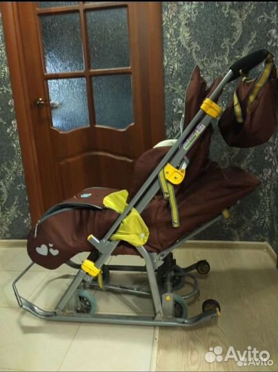 Санки на колесах бу