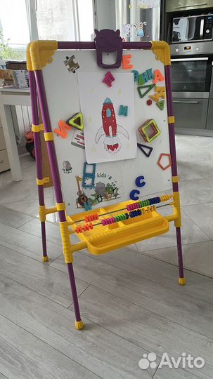 Доска магнитная-меловая