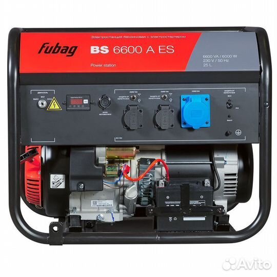 Бензиновый генератор fubag BS 6600 A ES