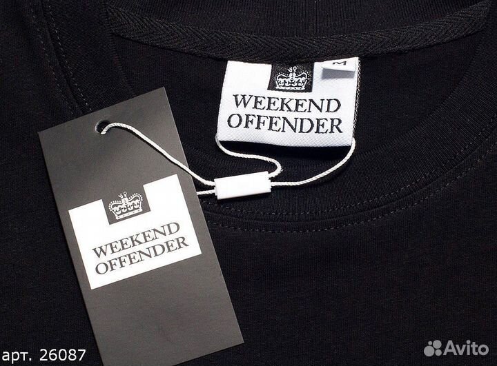 Футболка weekend offender ultras Чёрная