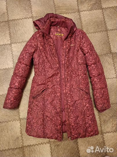 Пальто пуховик зимний для девочки 164