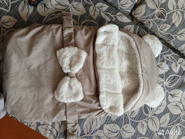 Конверт тёплый на выписку