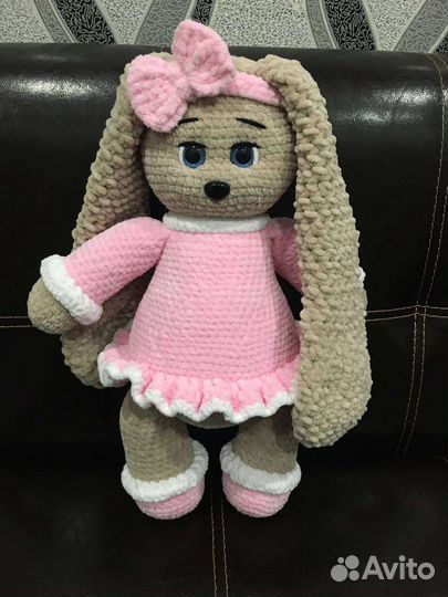 Вязаный зайка