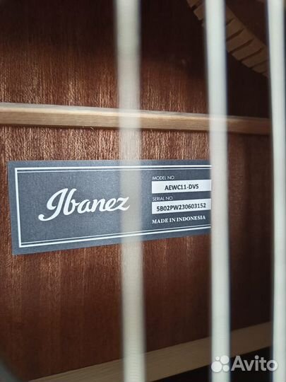 Электроакустическая гитара Ibanez aewc11-DVS