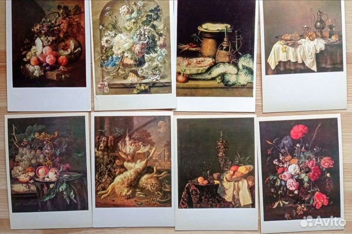 Классический Голландский натюрморт, 29 открыток