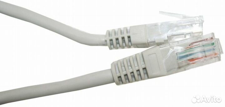 Патч-корд netlan 0.5м, 10 шт. (EC-PC4UD55B-005-GY-10)