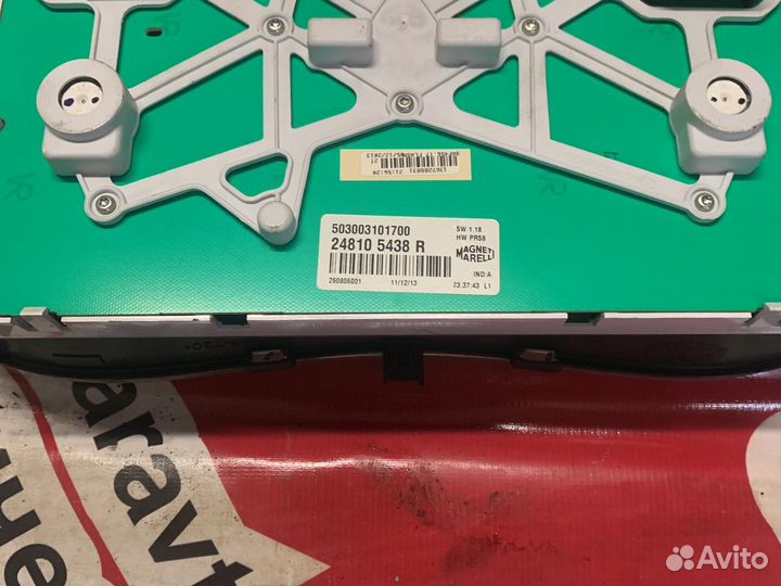 Щиток приборов renault duster