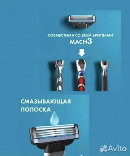Gillette mach 3 кассеты