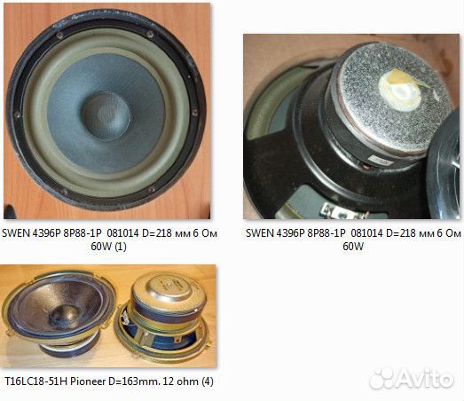 Динамики для акустики