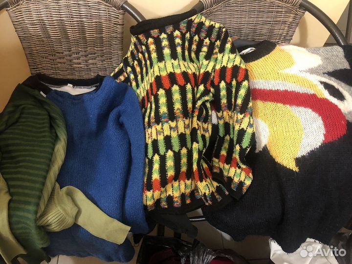 Три больших пакета женской одежды xs, s