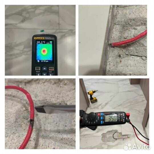 Ремонт электрического теплого пола