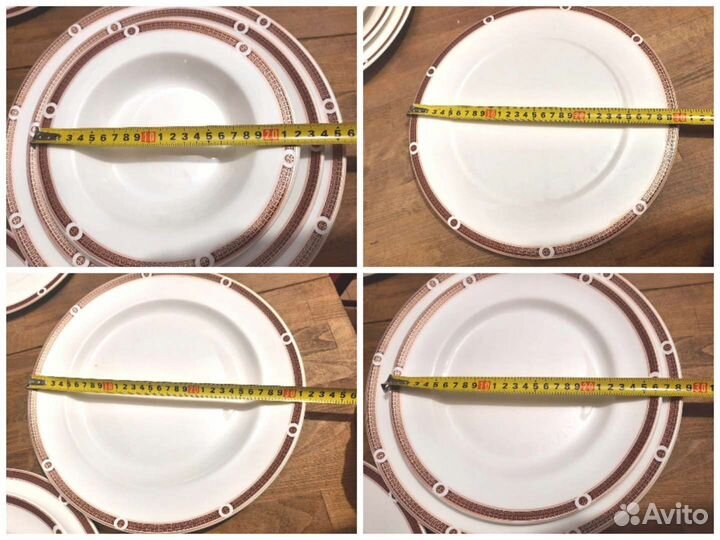 Набор столовой посуды на 12 персон Тарелки круглые