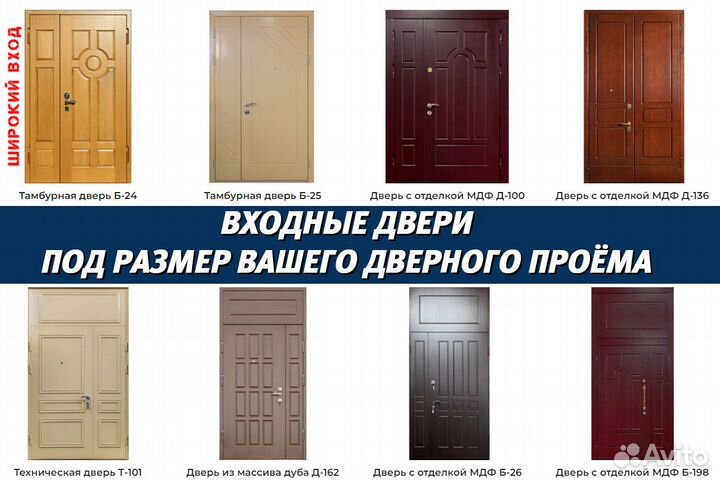 Дверь металлическая тамбурная входная