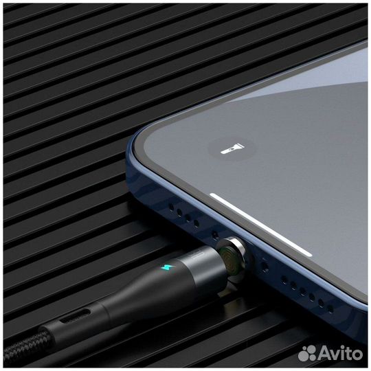 Кабель Baseus Zinc Magnetic USB-Lightning 2.4A 1m