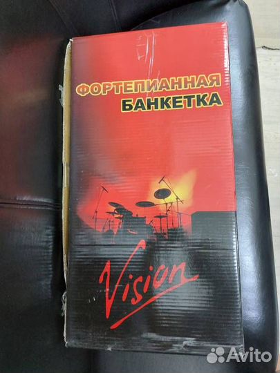 Банкетка для пианино чёрная