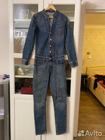 Комбинезон джинсовый 42 новые