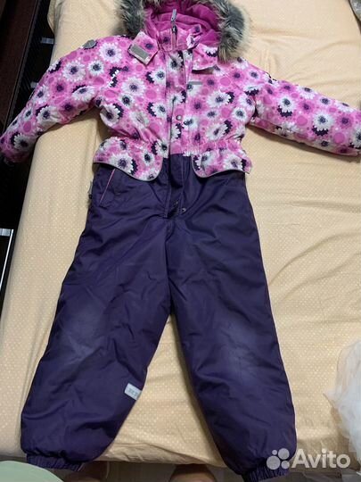 Зимний комбинезон для девочки 122 128