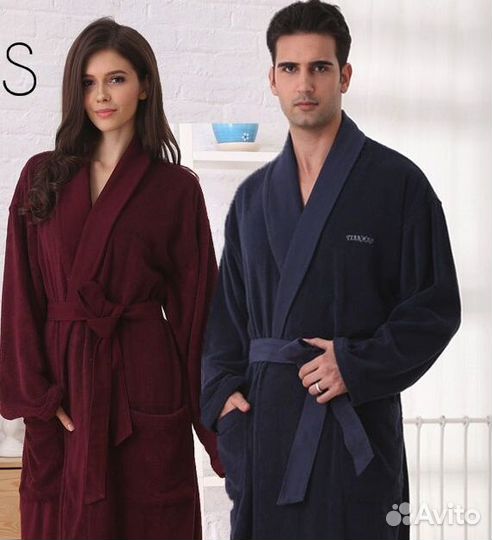 Халаты махровые