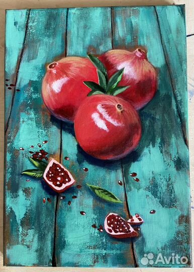 Картина акрилом на холсте