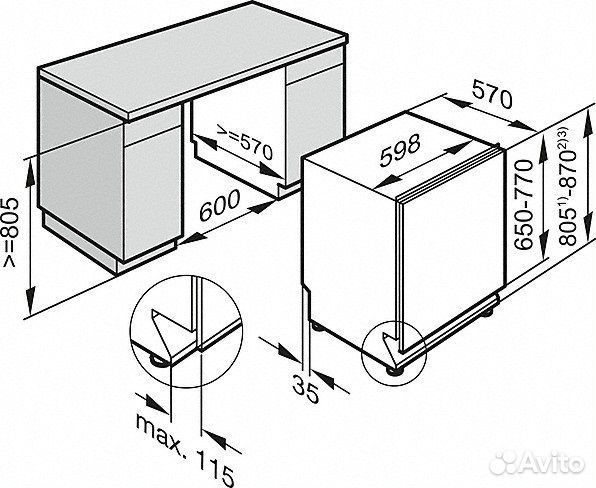 Посудомоечная машина новая Miele G7560 SCVi