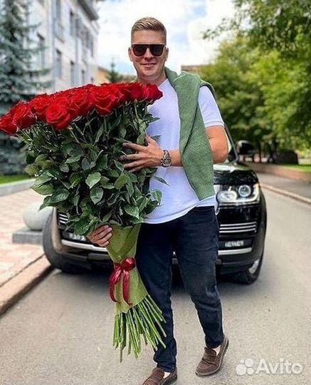 Букет роз 101 роза 51 роза