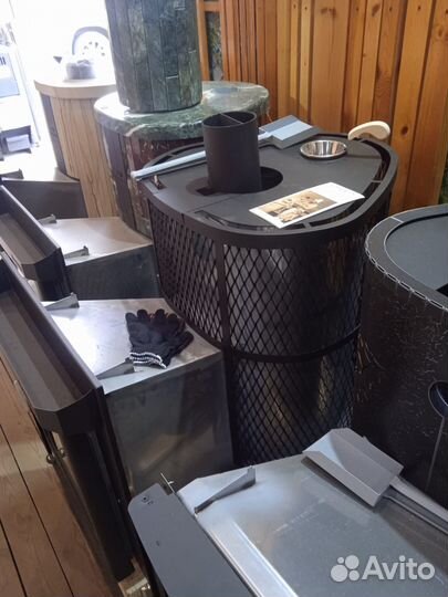 Печь для бани с закрытой каменкой