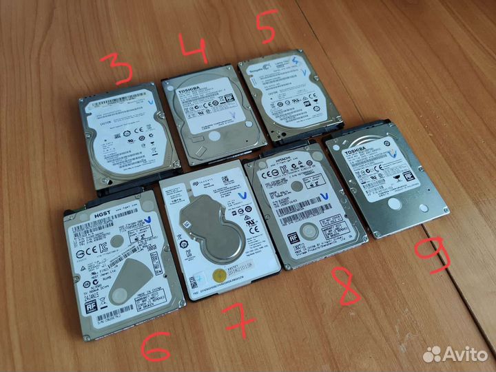 Жёсткие диски 2.5 со 100 здоровьем