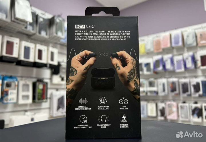 Беспроводные наушники Marshall motif