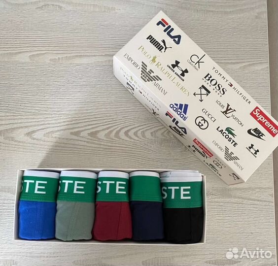 Трусы мужские lacoste