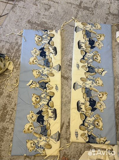 Бортики в детскую кроватку