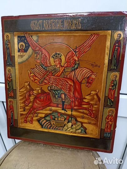 Икона старинная.Михаил Архистратиг